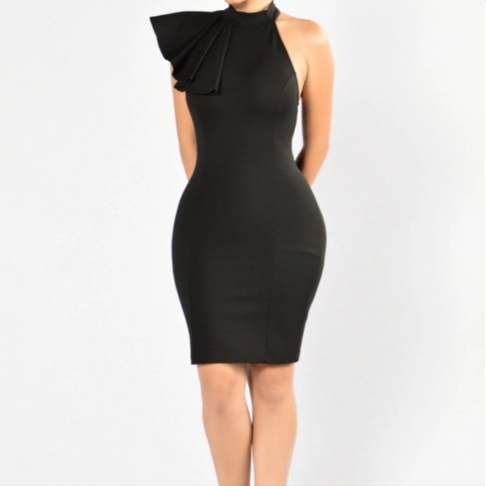 Black fashion nova dress